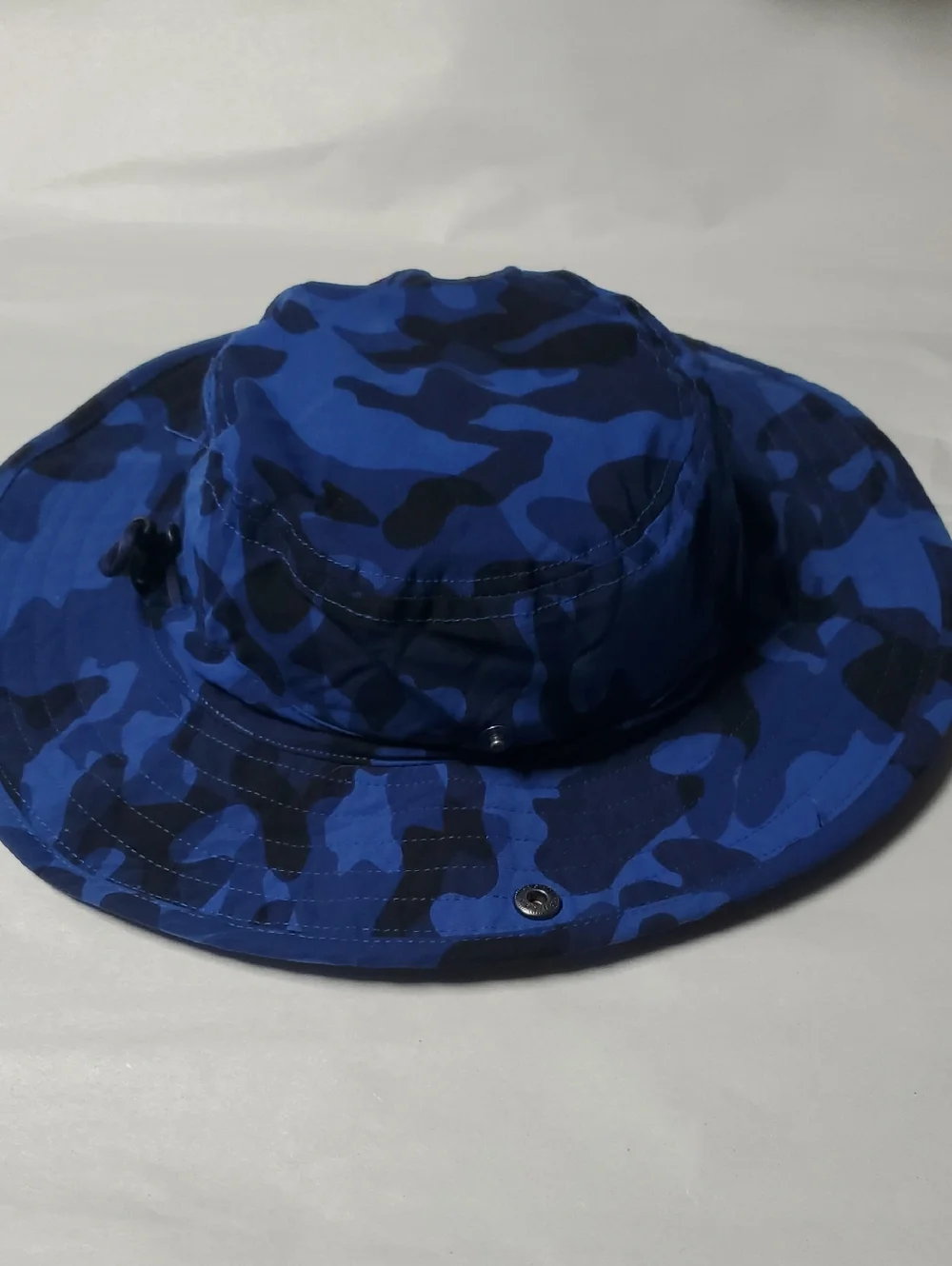 Hanna Andersson Kids Sun Hat Size Medium Blue Camo Outdoors Travel Vacation